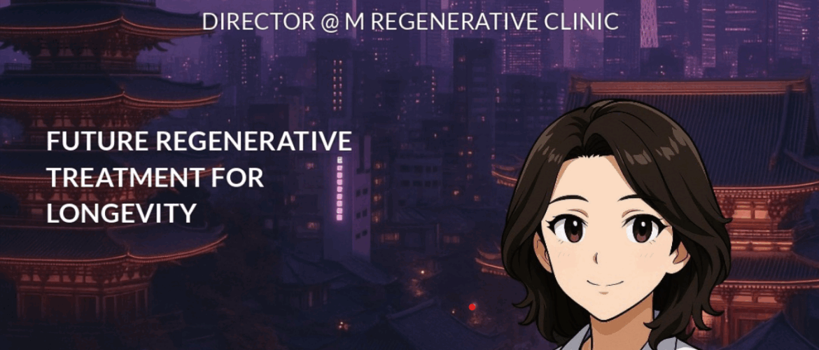 Dr.Midori present on "Future Regenerative Treatment for Longevity" at HOLOLIFE Summit 2025 Tokyo.