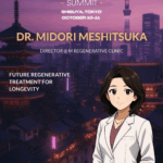 Dr. Midori present on “Future Regenerative Treatment for Longevity” at HOLOLIFE Summit 2025 Tokyo.